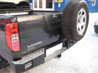 Задний бампер Nissan Navara D40 с калиткой